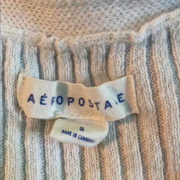 Aeropostale white button up cardigan - Picture 4 of 4